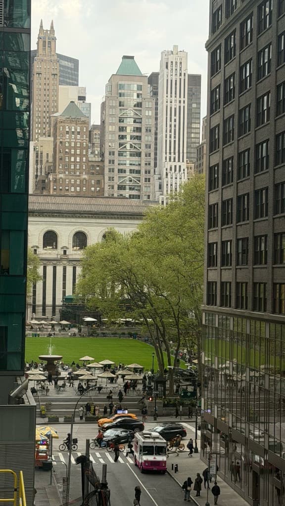 A New York street scene